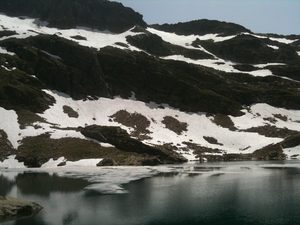 Ice on the Lac des Isclots Ice on the Lac des Isclots