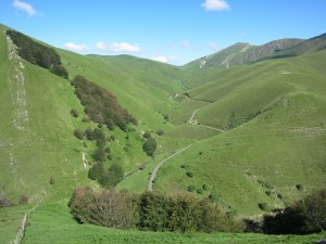 Blue sky over Col d'Errozaté