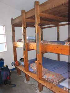 Last night's dormitory at Refuge de Pombie Last night's dormitory at Refuge de Pombie