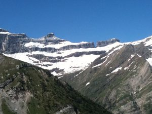 The Cirque du Gavarnie and the famous Breche de Roland, pictured from the Refuge des Espuguettes The Cirque du Gavarnie and the famous Breche de Roland, pictured from the Refuge des Espuguettes